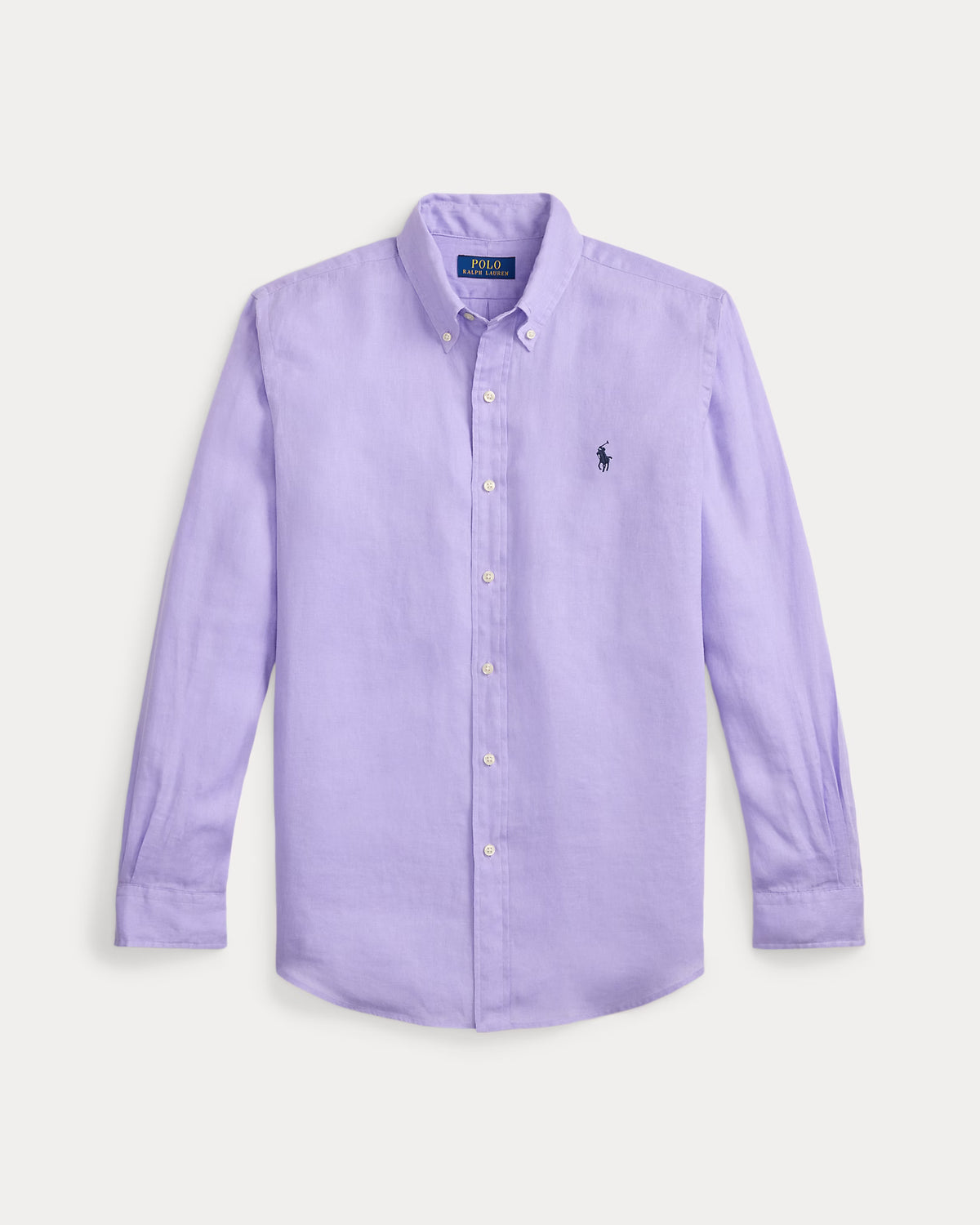 Ralph Lauren Men Lightweight Linen Shirt – All Fits  - Sky Lavender