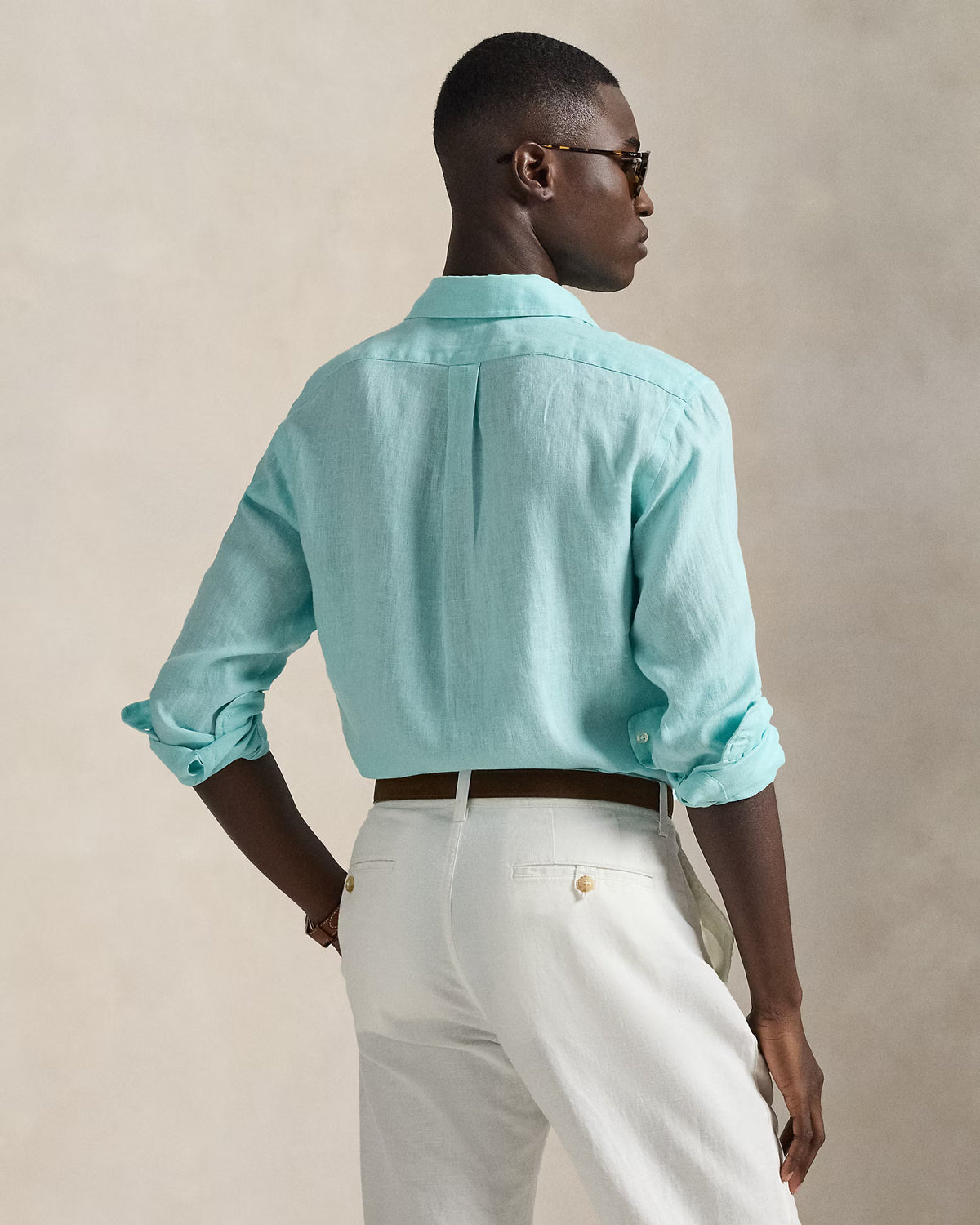 Ralph Lauren Men  Lightweight Linen Shirt – All Fits  -  New Aqua