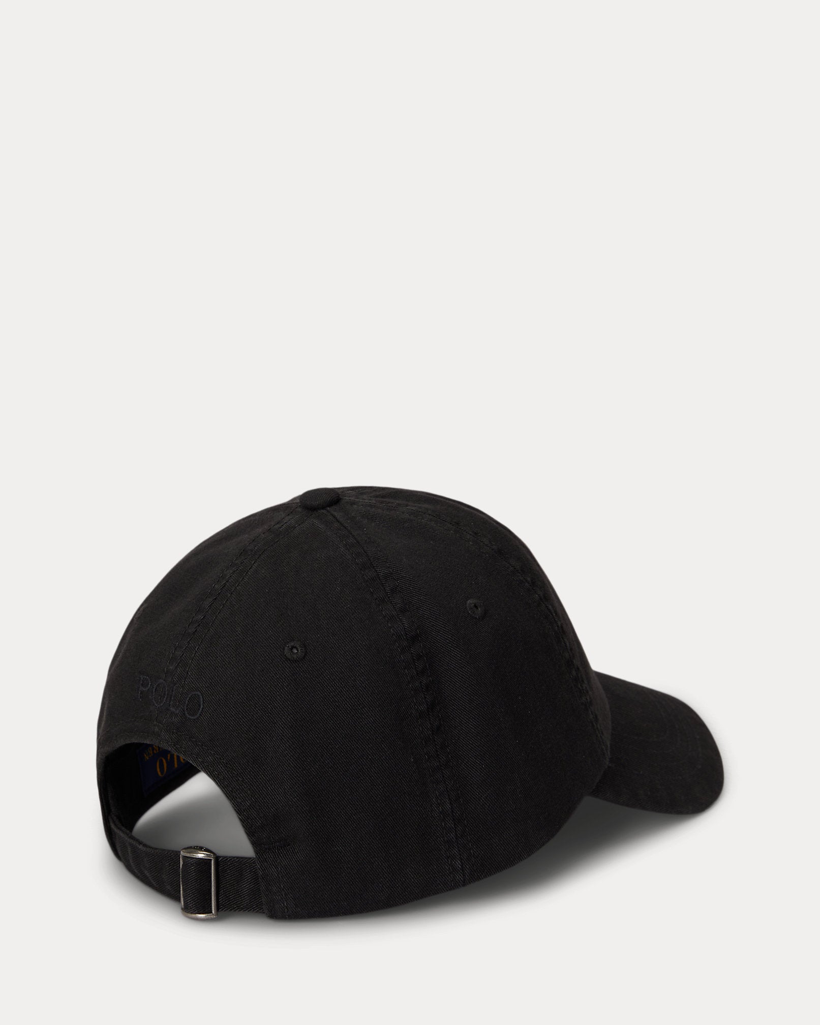 Ralph Lauren Garment-Dyed Twill Ball Cap- Polo Black