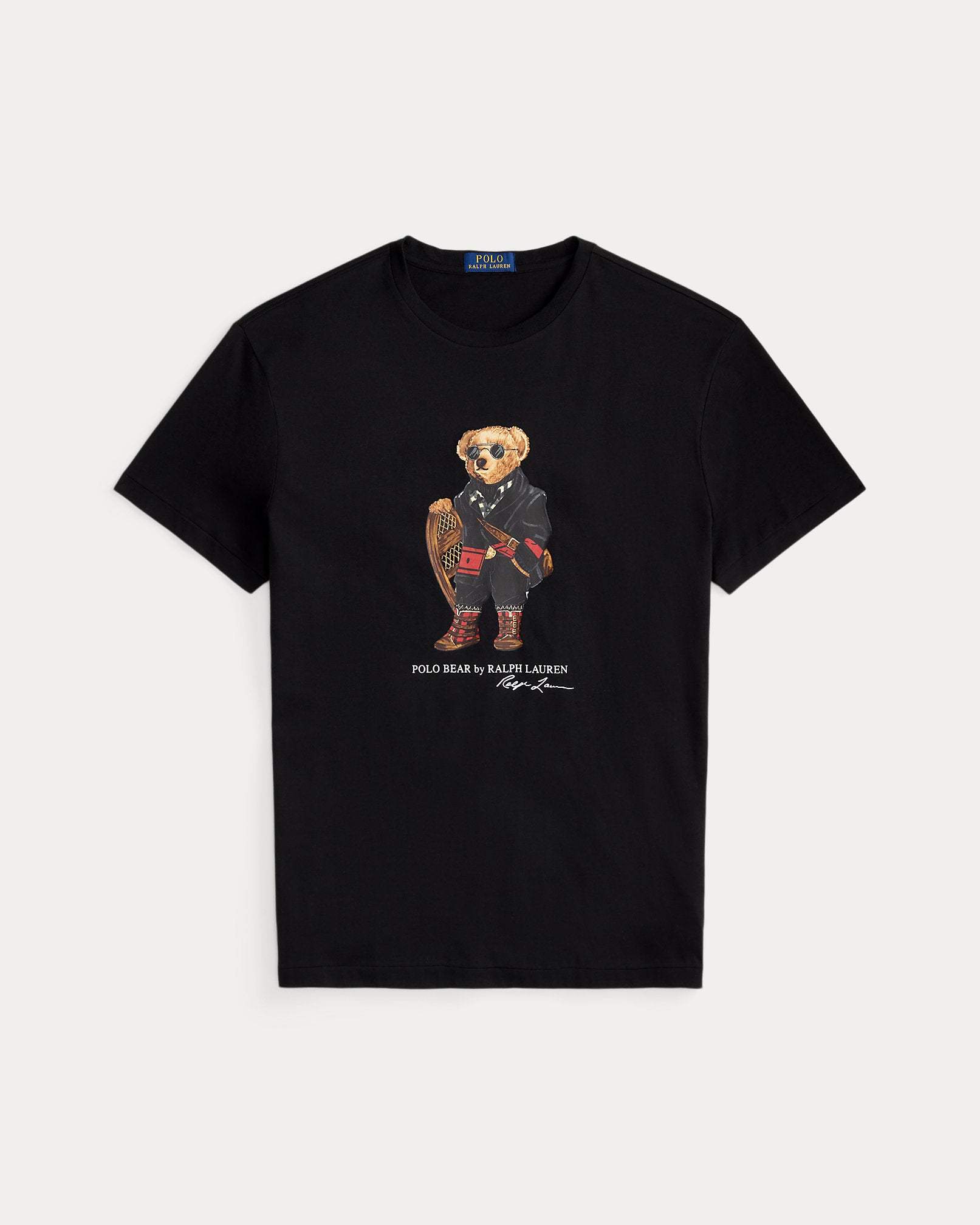 Ralph Lauren Classic Fit Polo Bear Jersey T-Shirt-Polo Black