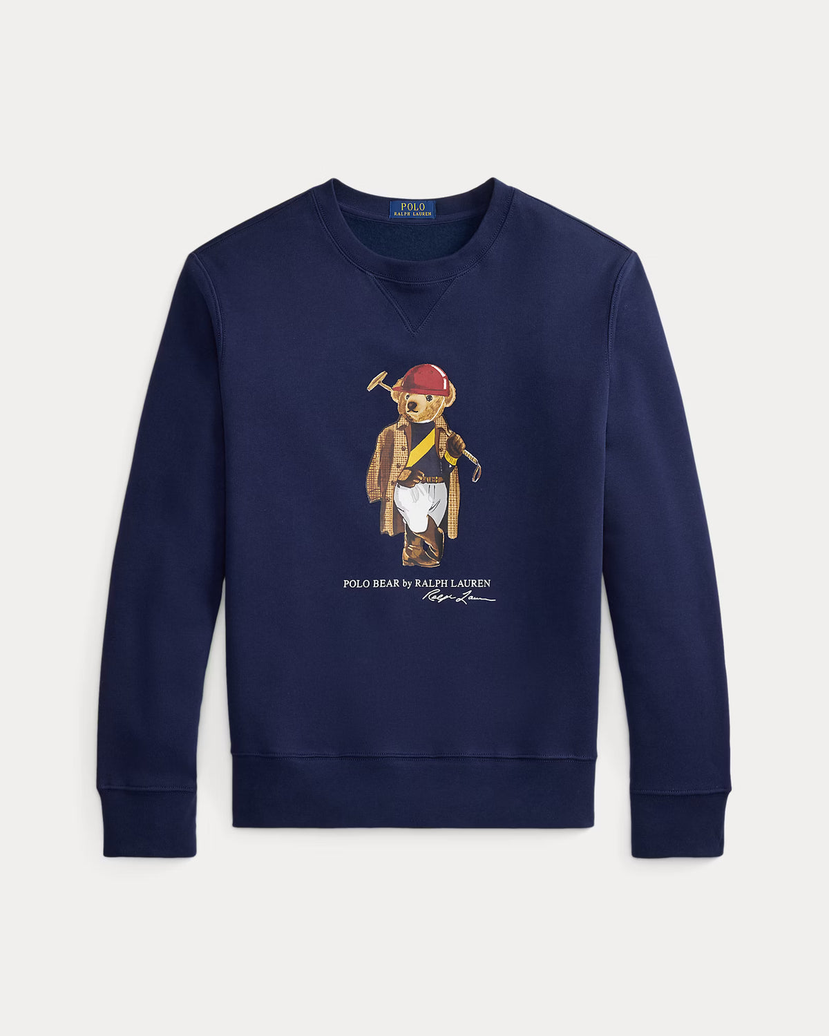 Ralph Lauren Men Polo Bear Fleece Sweatshirt - Newport Navy Society Bear