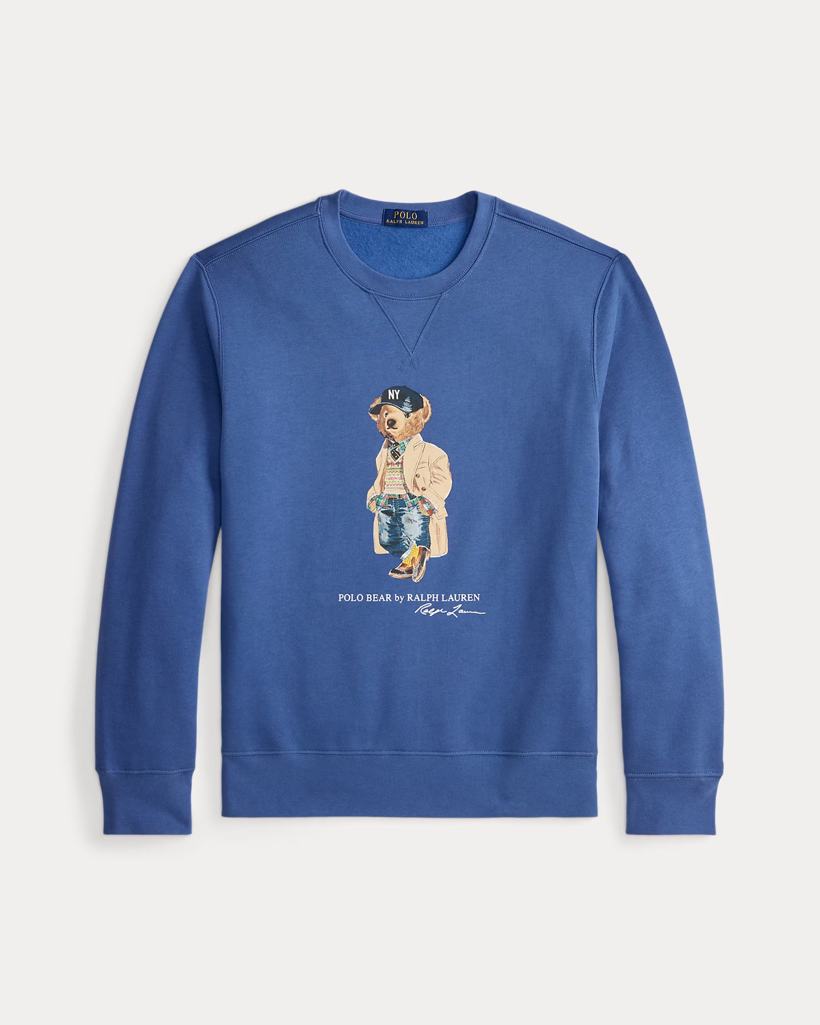 Ralp Lauren Men Polo Bear Fleece Sweatshirt - Bastille Blue
