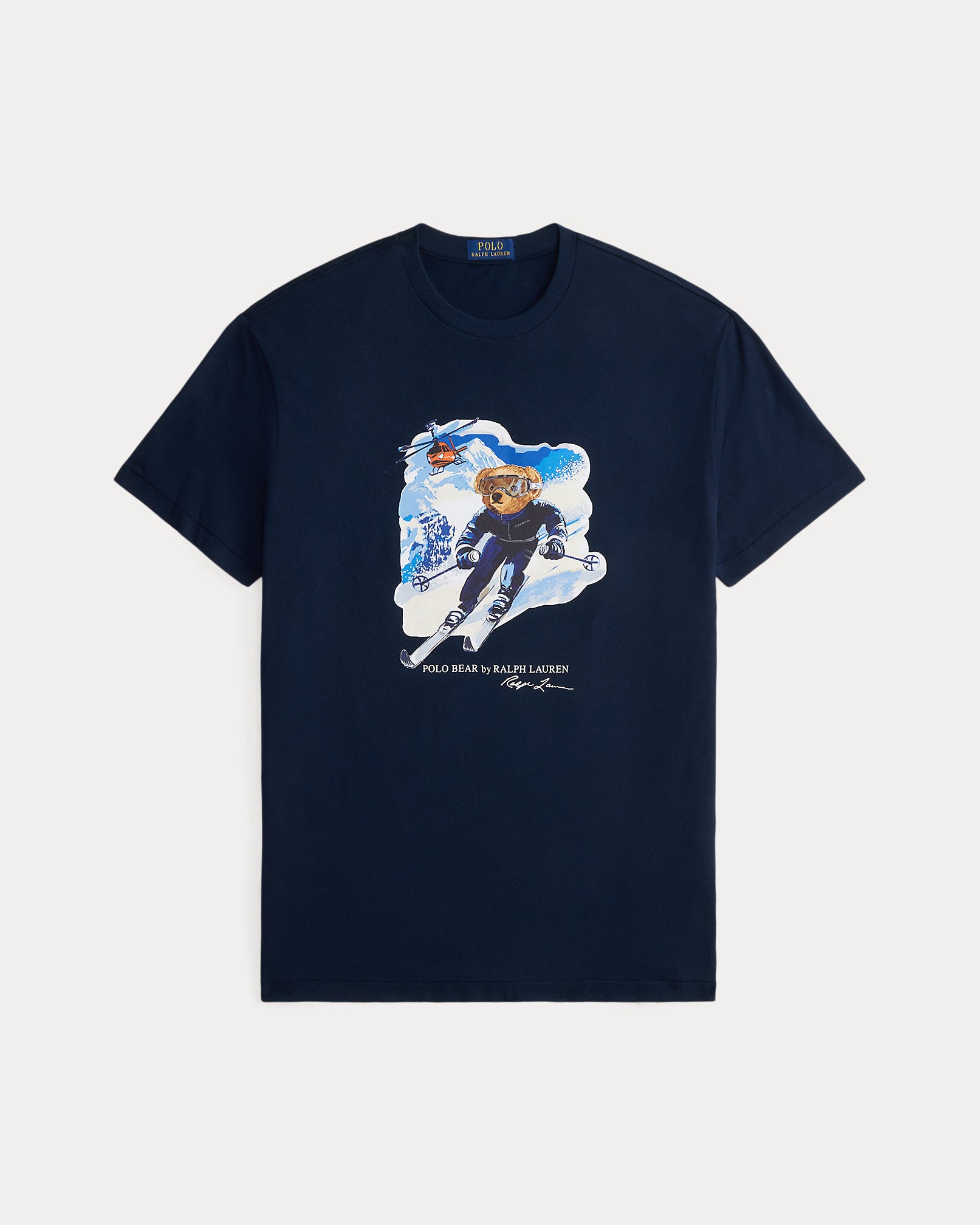 Ralph Lauren Classic Fit Polo Bear Jersey T-Shirt-Worth Navy/Active Bear