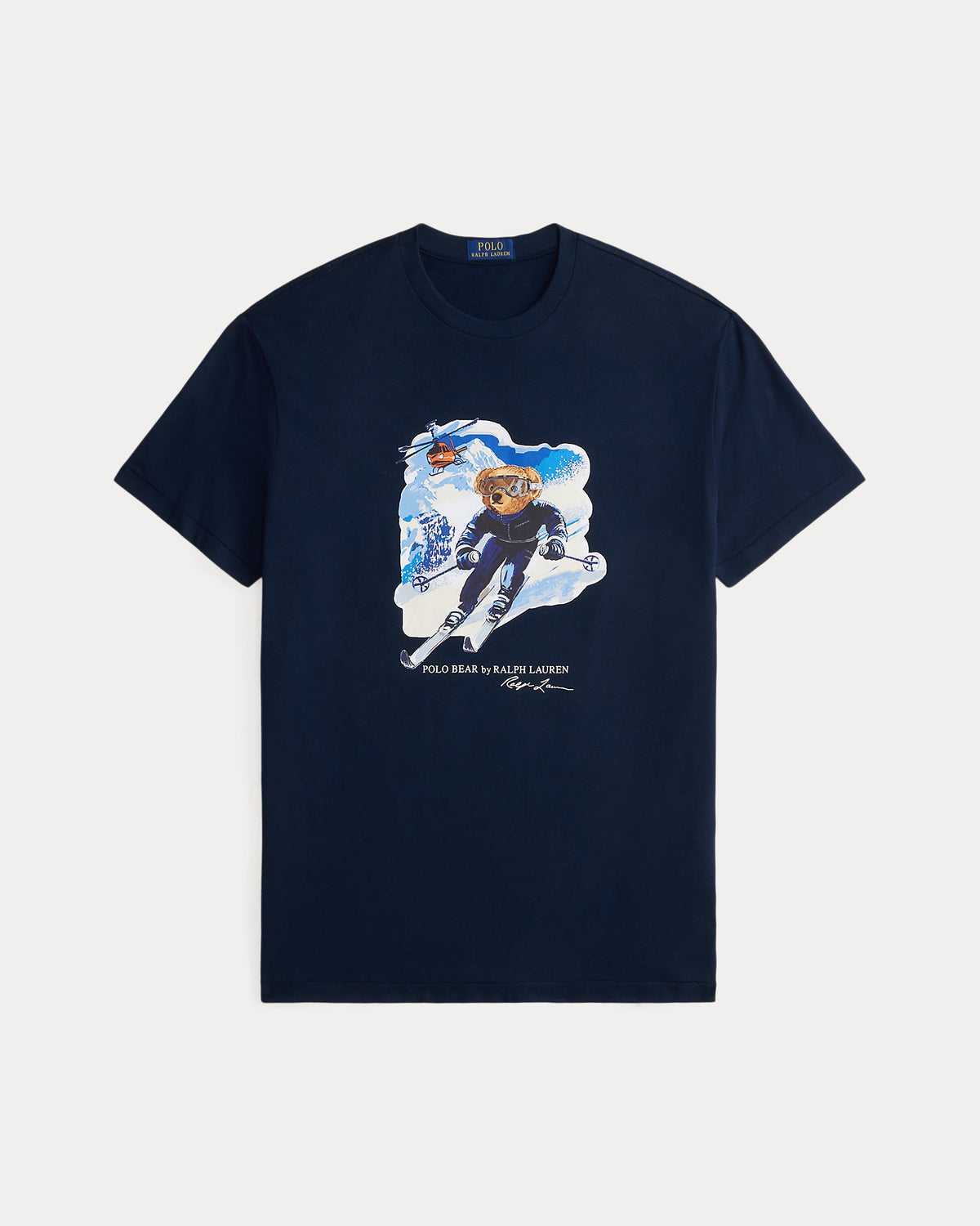 Ralph Lauren Men Classic Fit Polo Bear Jersey T-Shirt  -  Worth Navy/Active Bear