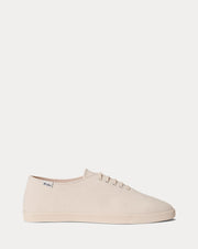 Ralph Lauren Women Cotton Canvas Sneaker  - Winter Cream