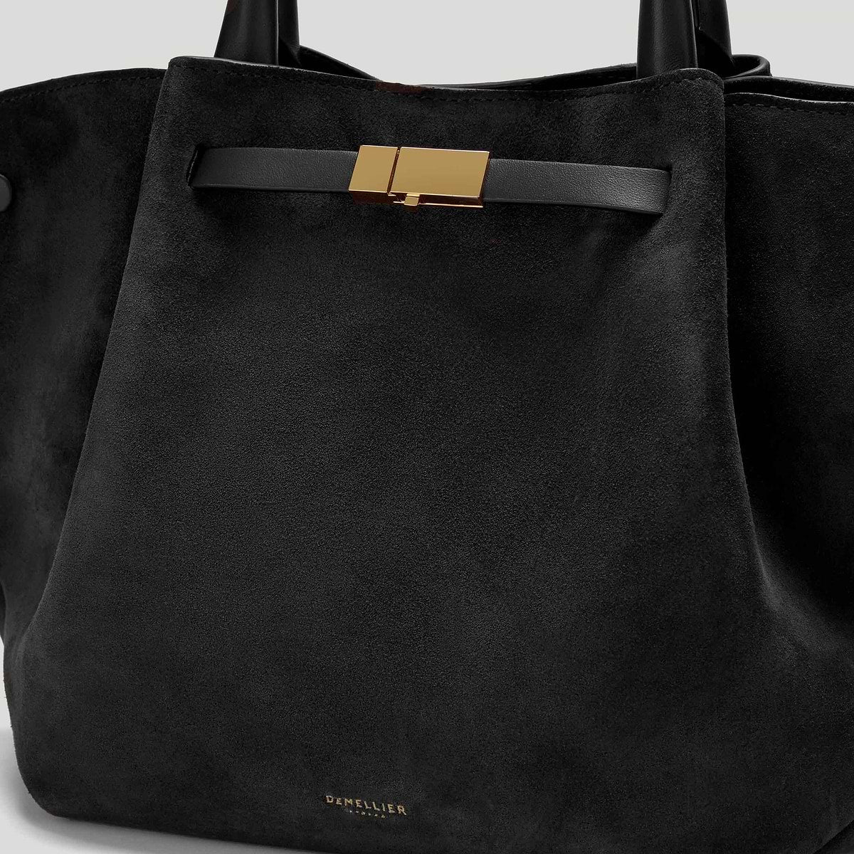 DeMellier The Midi New York-Black Suede &Black Smooth