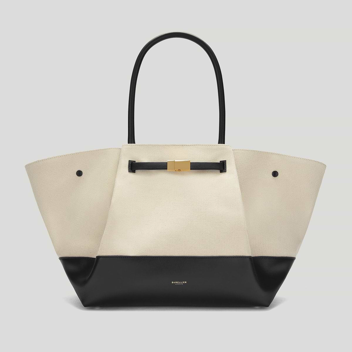 DeMellier The New York Salt & Pepper Canvas Black Smooth