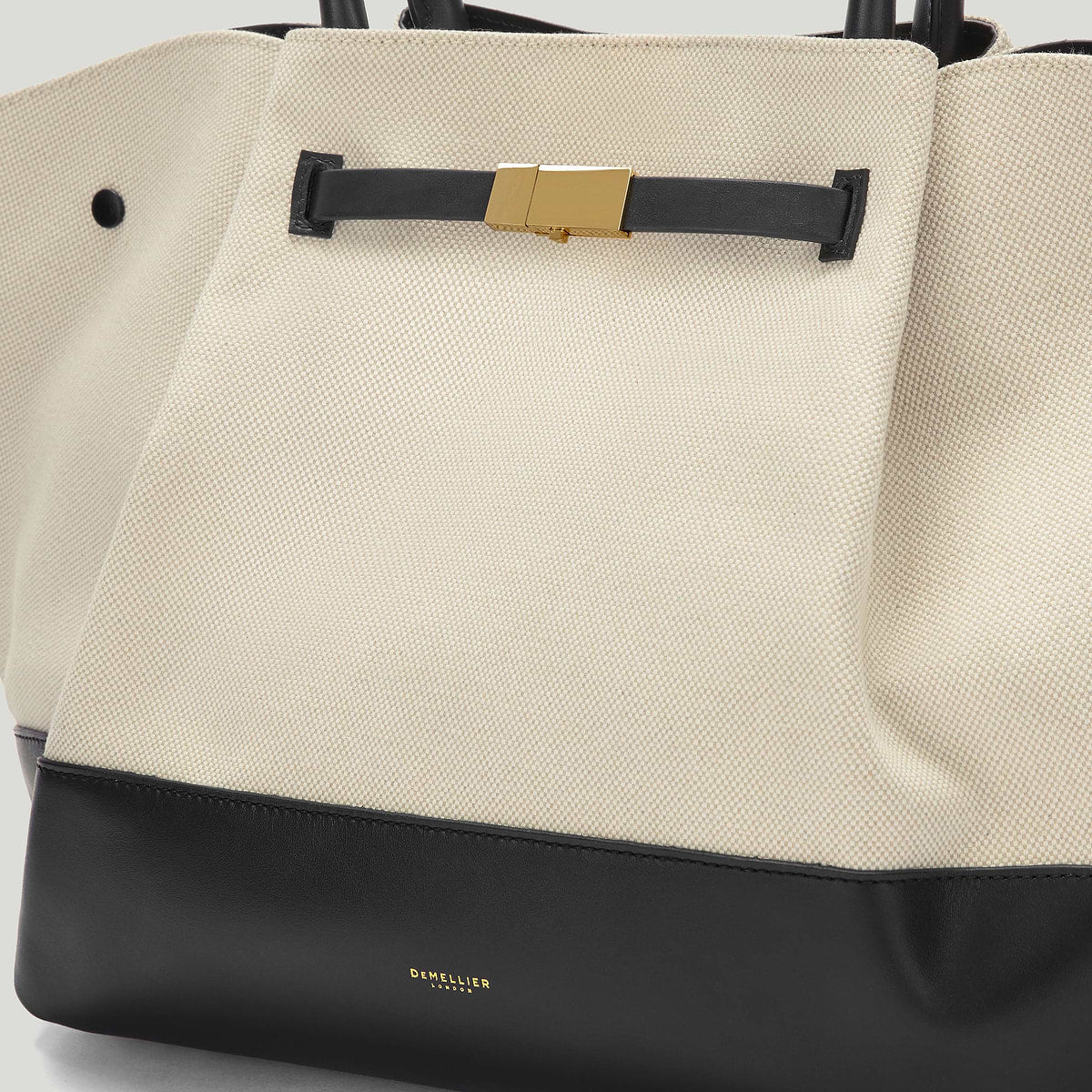 DeMellier The New York Salt & Pepper Canvas Black Smooth