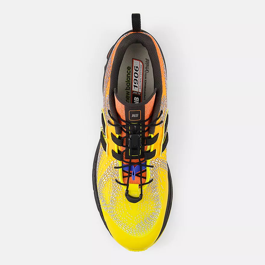 New Balance U1906F  -  PUNCH YELLOW with TANGERINE HEAT and BLACK  -   U19066QG