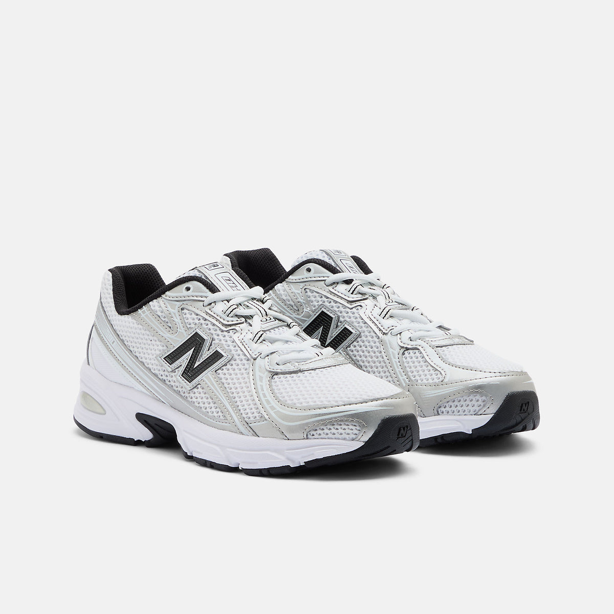 New Balance Unisex 740  -  WHITE with Metallic Silver and Black -  U740NW2