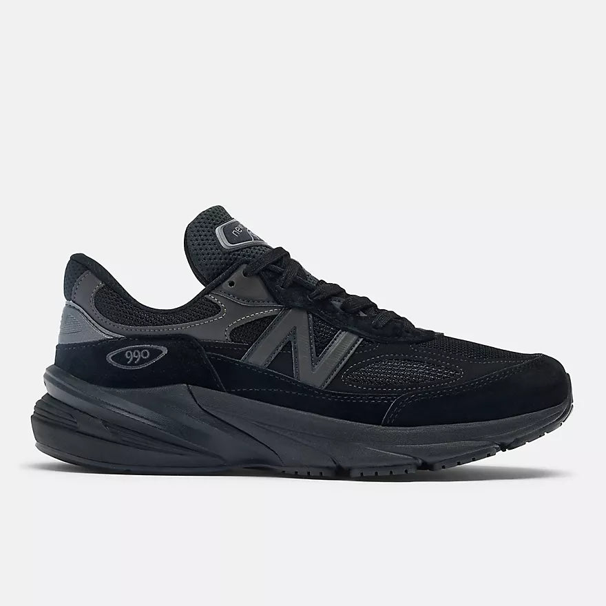 New Balance Unisex Made in USA 990v6  -  Black  -  U990BB6