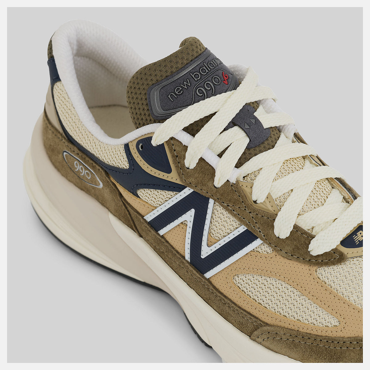 New Balance Made in USA 990v6  -  Dark Camo with Incense and Natural Indigo  -  U990WO6