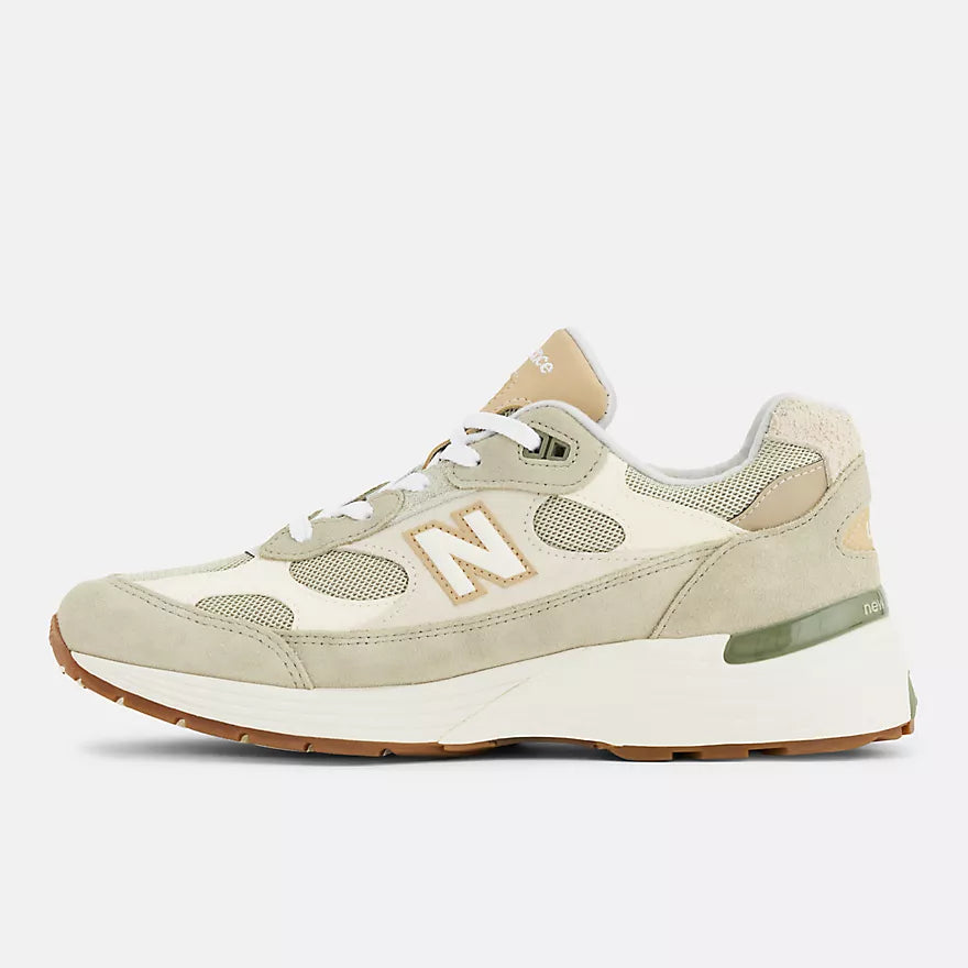 New Balance Made in USA 992 - OLIVINE with INCENSE and RAW CASHEW - U992720