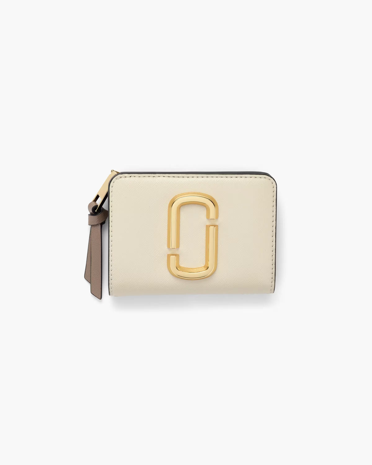 Marc Jacobs The Snapshot Mini Compact Wallet-Cloud white multi