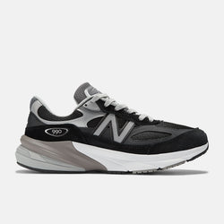New Balance Women's Made in USA 990v6  -  Black with White  -  W990BK6