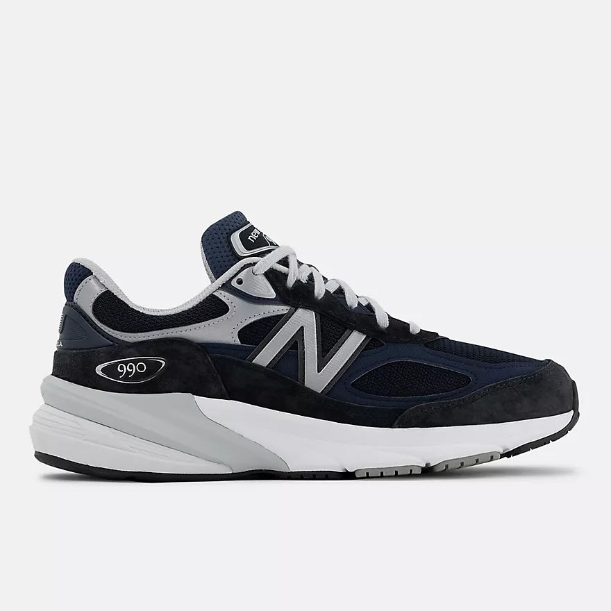 New Balance Women's Made in USA 990v6  -  Navy with White  -  W990NV6