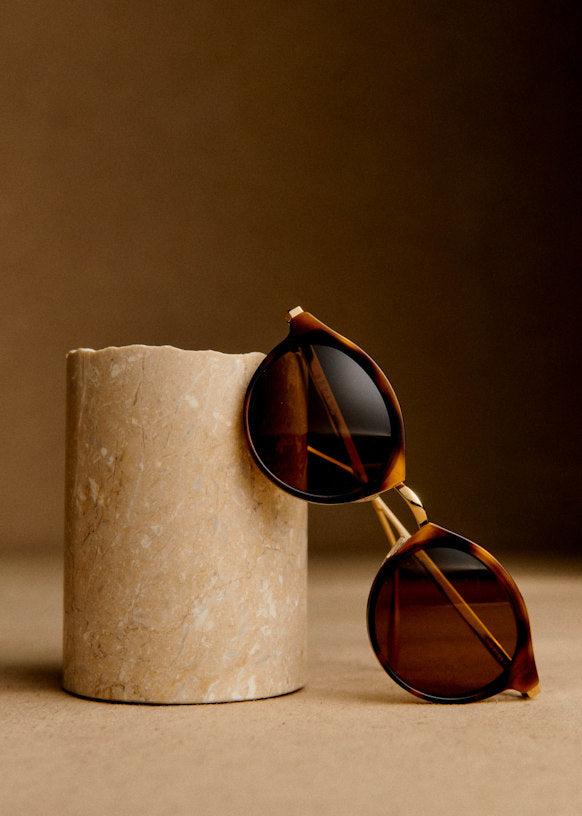 Sezane Bonnie Sunglasses  Tortoiseshell/Gold