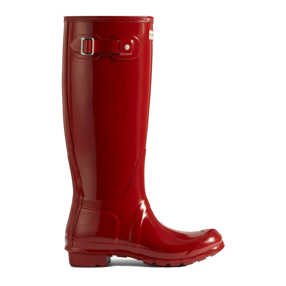 Hunter Women's Original Tall Gloss Rain Boots -  Military Red