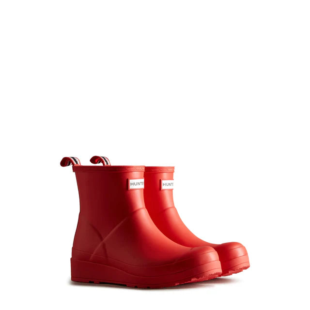 Hunter Women's PLAY™ Short Rain Boots - Logo Red