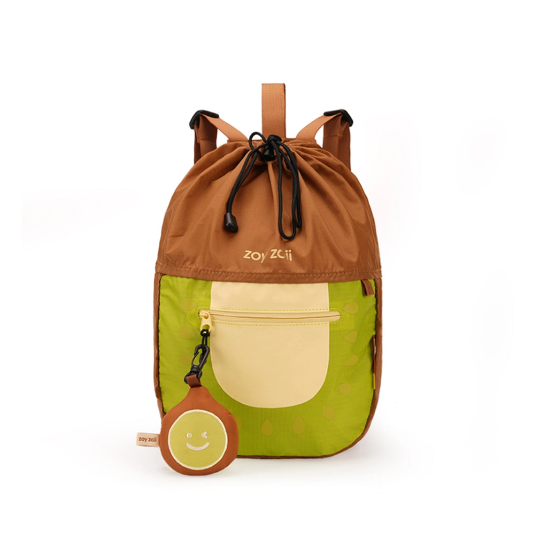Zoyzoii - Nature Explorer Drawstring Bag: Kiwi