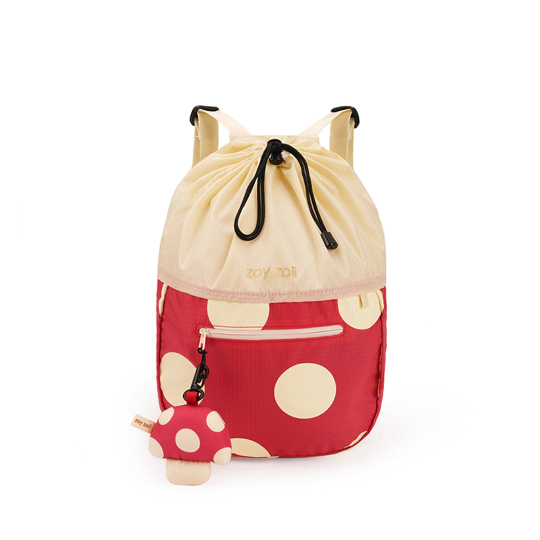 Zoyzoii - Nature Explorer Drawstring Bag: Mushroom