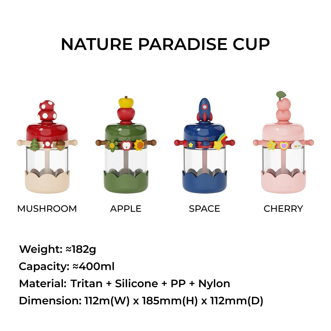 Zoyzoii - Tritan™ Drink Bottle 400ml: Apple Tree