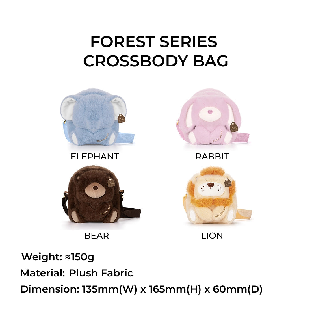 Zoyzoii – Plush Animal Kids Crossbody Bag: Bear