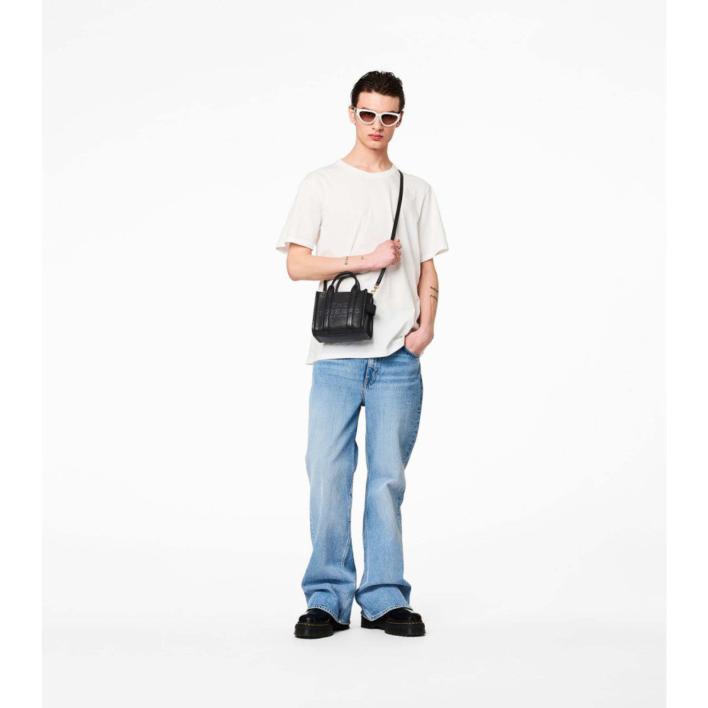 Marc Jacobs The Leather Crossbody Tote Bag- Black - HEMEN TESLİMDE