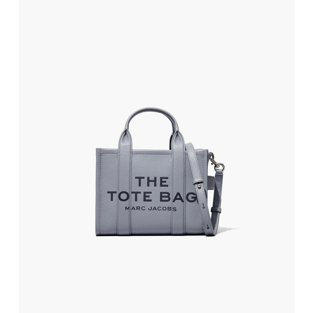 Marc Jacobs The Leather Small Tote Wolf Grey - HEMEN TESLİMDE