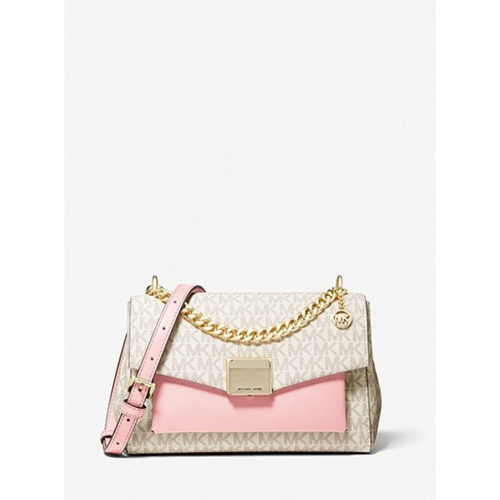 Michael Kors Lita Medium Two-Tone Powder Blush Multi Kadın Çanta - Hemen Teslimde