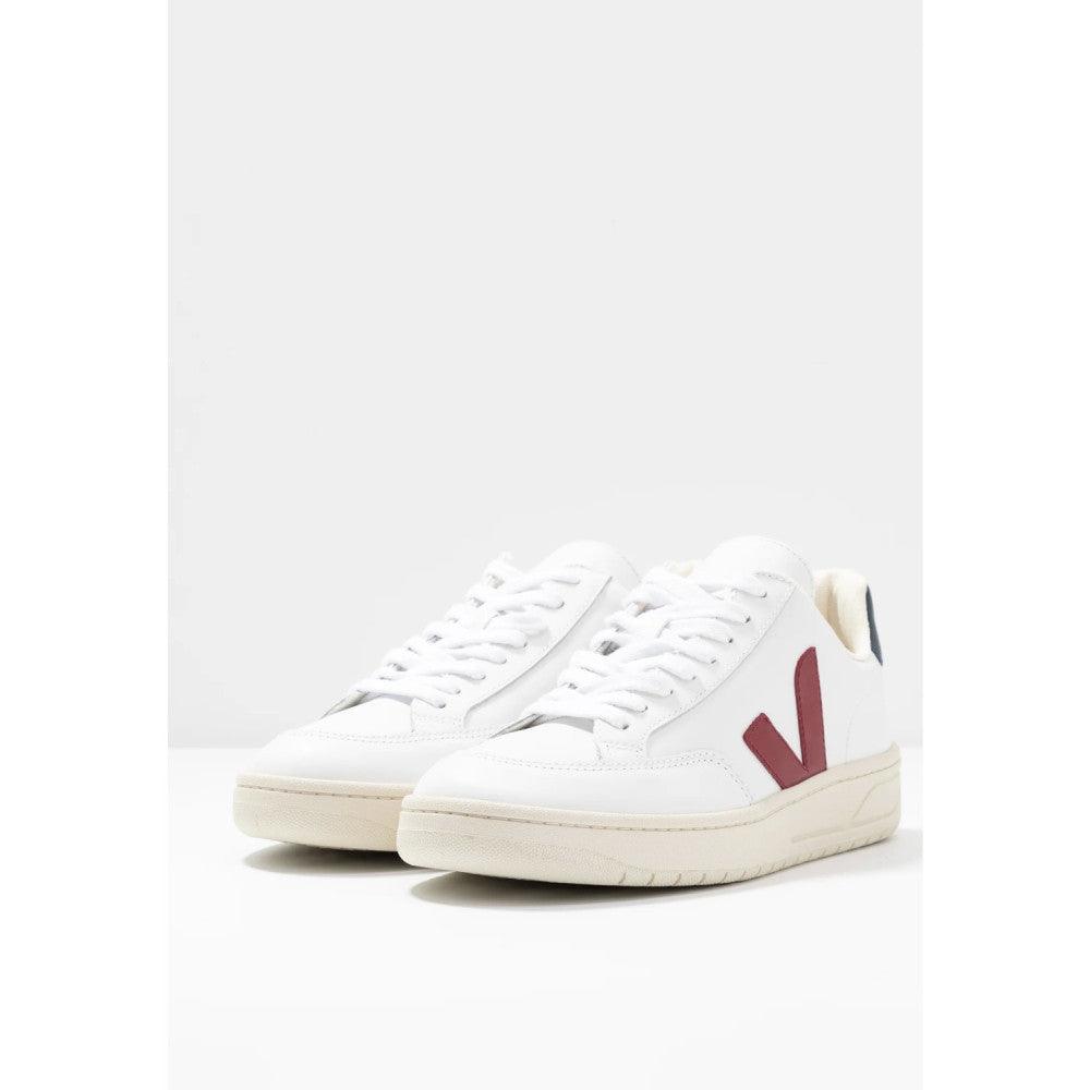 Veja V12 Extra White Marsala Nautico Unisex Deri Sneaker
