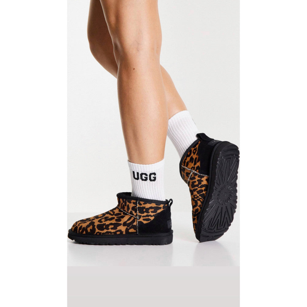 Ugg Ultra Mini Panther Kadın Bot - Hemen Teslimde