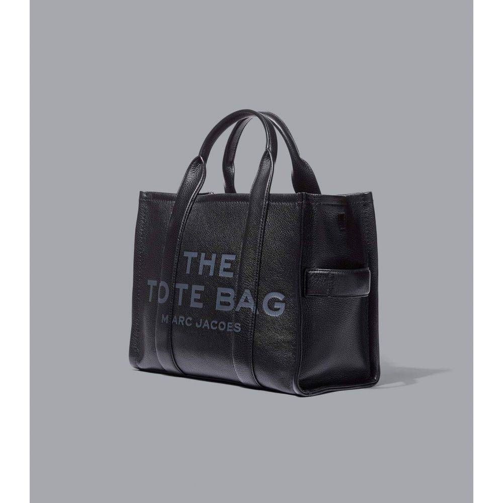 Marc Jacobs The Leather Medium Tote Bag - Black