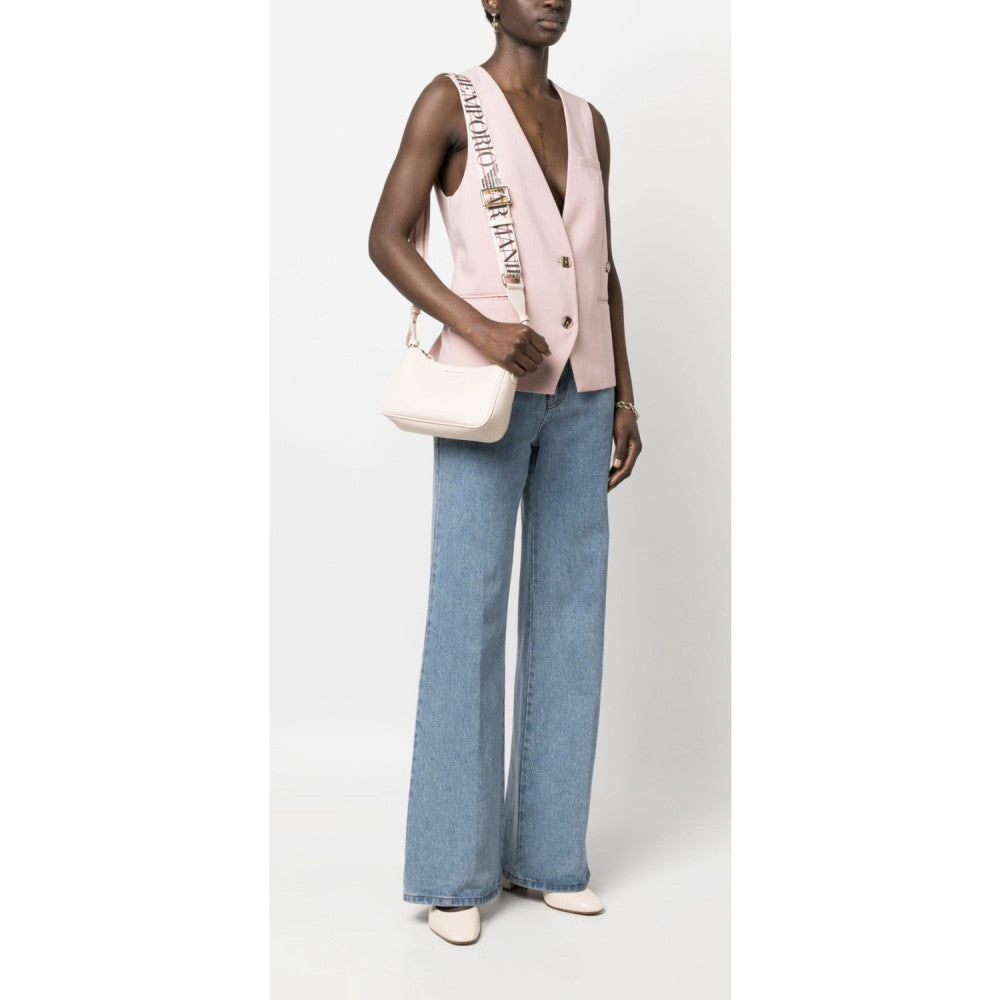 Emporio Armani Baguette bag with deer print Kadın Çanta