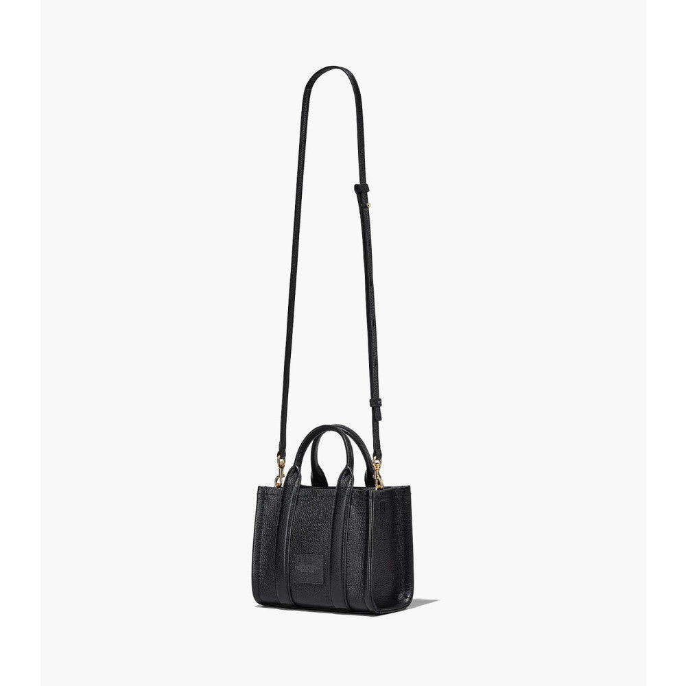 極美品　THE LEATHER CROSSBODY MINI TOTE ブラック Marc Jacobs The Leather Crossbody Tote Bag- Black - HEMEN TESLİMDE