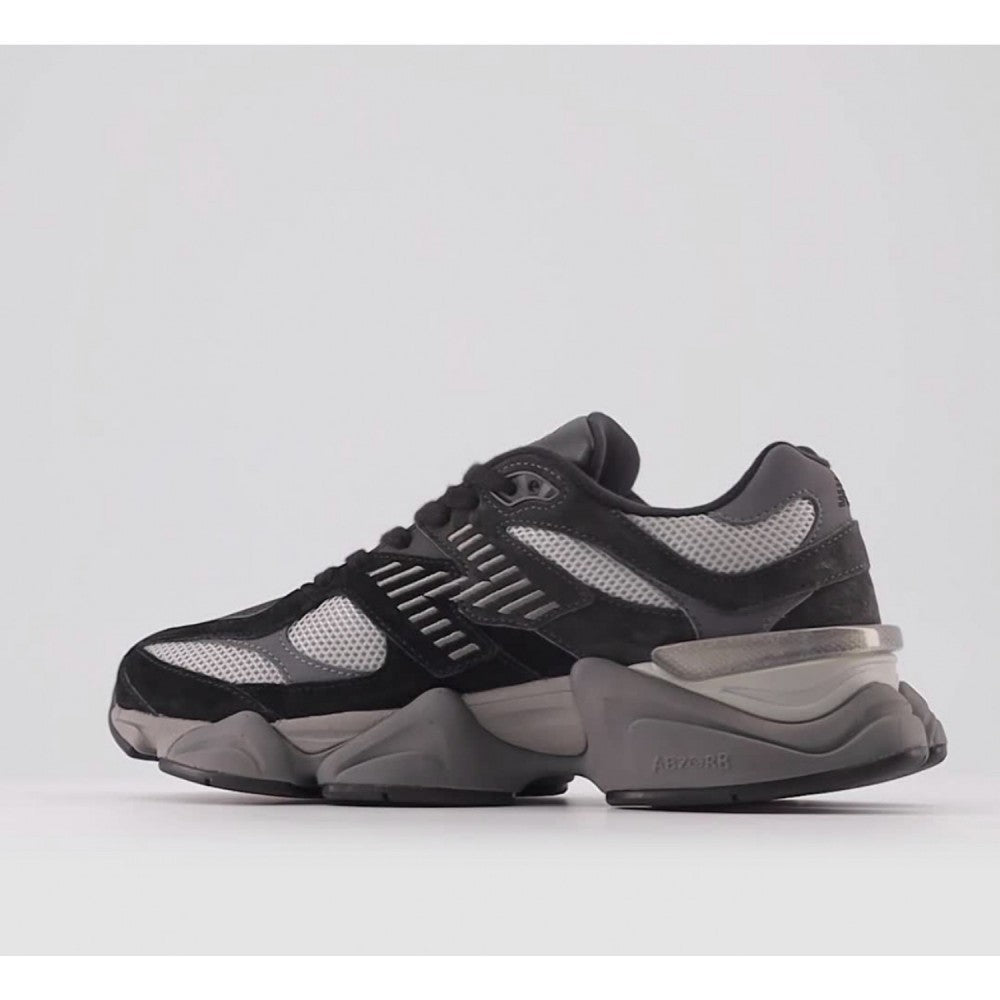 New Balance 9060  -  BLACK with CASTLEROCK and Rain Cloud  -  U9060BLK
