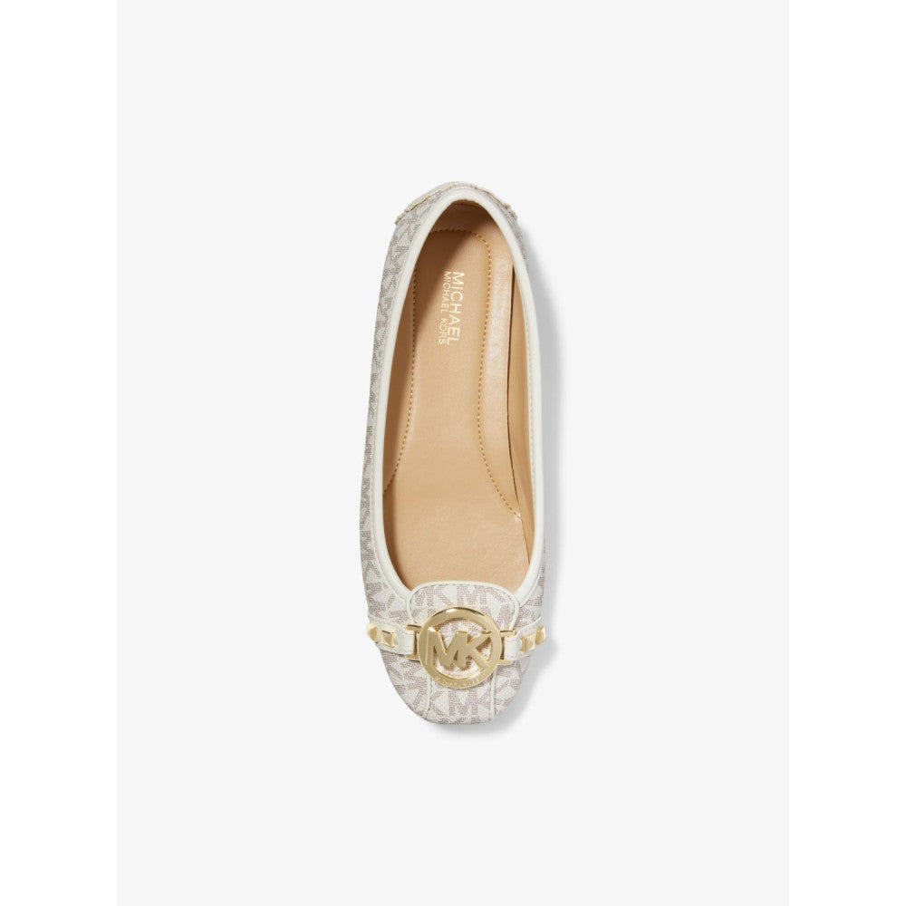 Michael Kors Fulton Studded Logo Moccasin Vanilla Babet