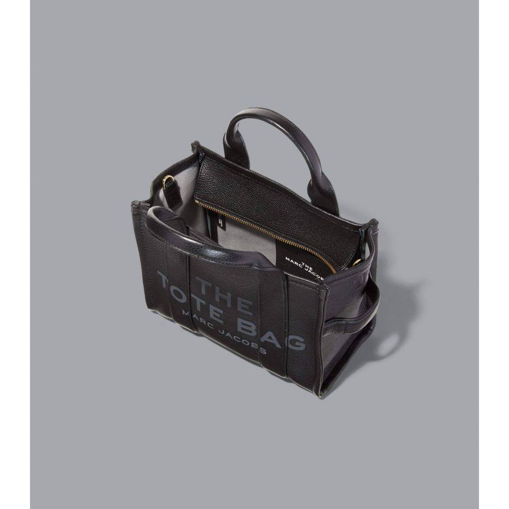 Marc Jacobs The Leather Small Tote Black - HEMEN TESLİMDE