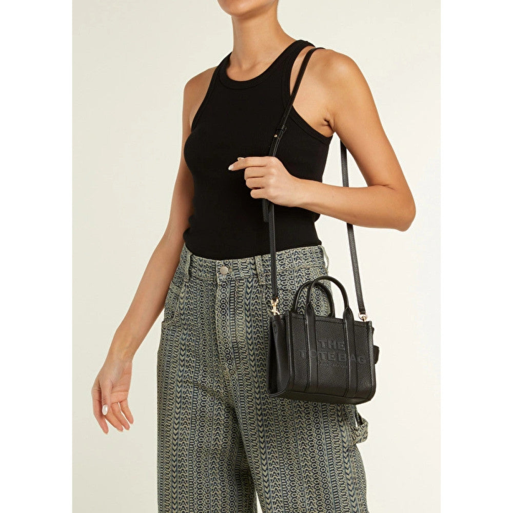 Marc Jacobs The Leather Crossbody Tote Bag- Black - HEMEN TESLİMDE