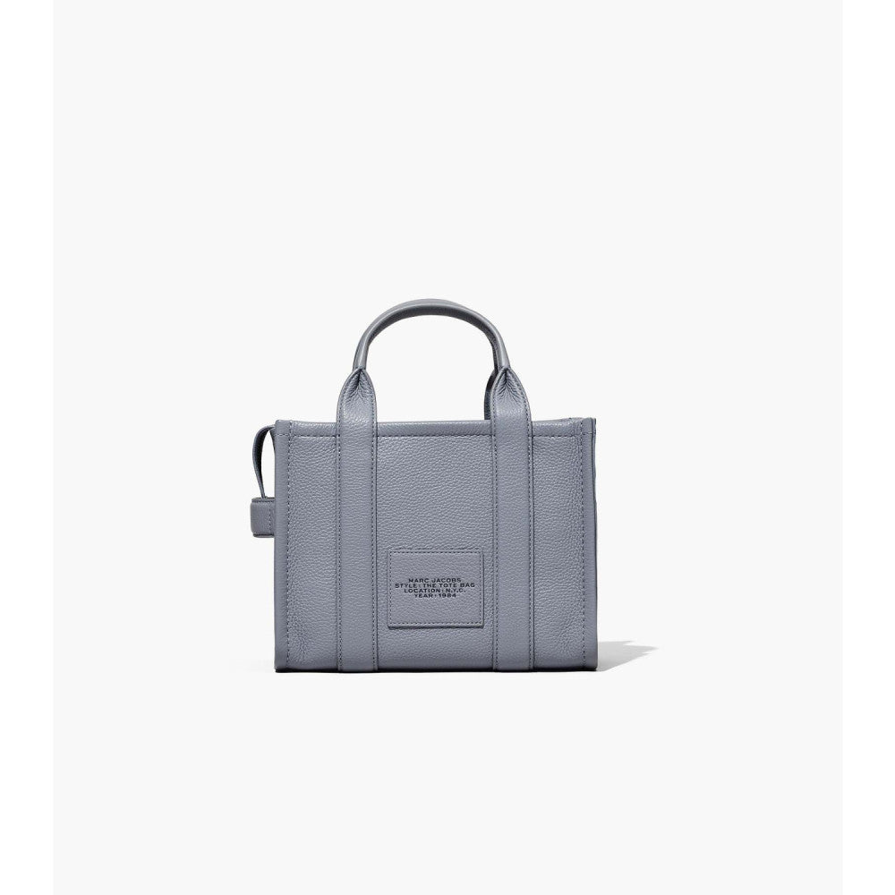 Marc Jacobs The Leather Small Tote Wolf Grey - HEMEN TESLİMDE