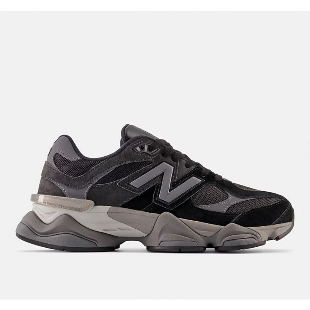 New Balance 9060  -  BLACK with CASTLEROCK and Rain Cloud  -  U9060BLK