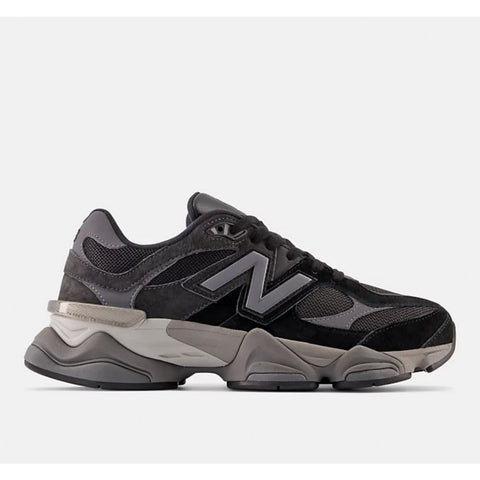 New Balance 9060  -  BLACK with CASTLEROCK and Rain Cloud  -  U9060BLK