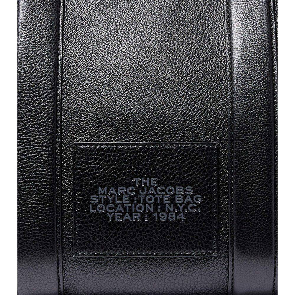 Marc Jacobs The Leather Medium Tote Bag - Black