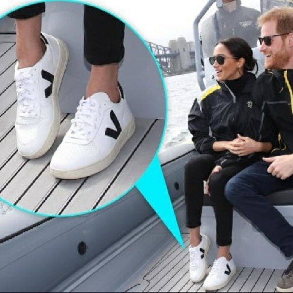 Veja V-10 Trainers Beyaz Siyah Queen Kadın Deri Sneaker