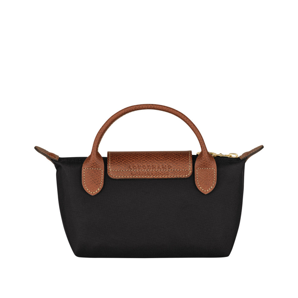 Longchamp Le Pliage Original Pouch With Handle - Black