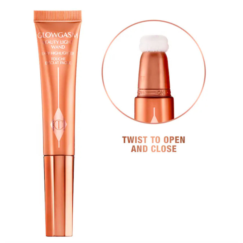 Charlotte Tilbury Beauty Highlighter Wand Color: Peachgasm - Peach Highlight