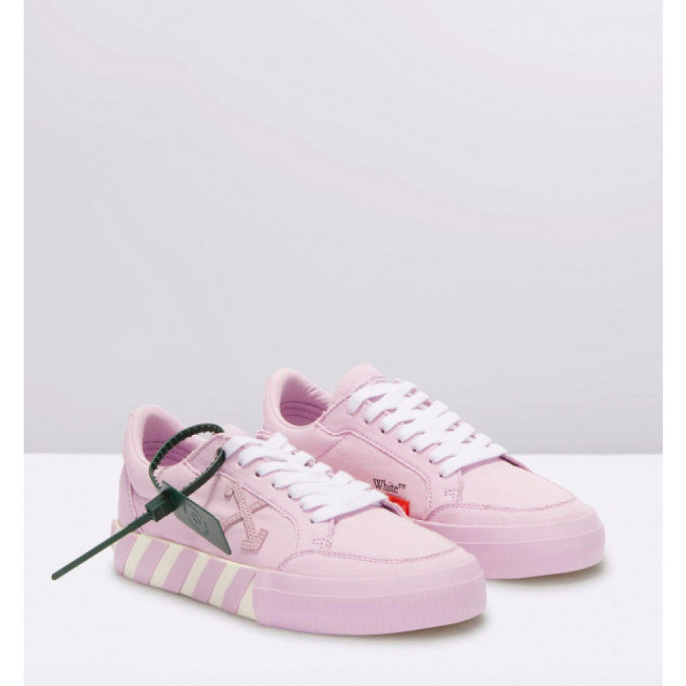 Off White Low Top Canvas Lilac Lilac Unisex Sneaker