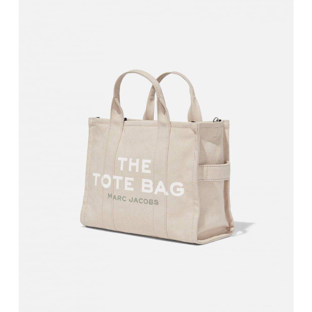 MARC JACOBS THE TOTE BAG キャンバス アイボリー Marc Jacobs The Medium Canvas Tote Beige Bag - HEMEN TESLİMDE