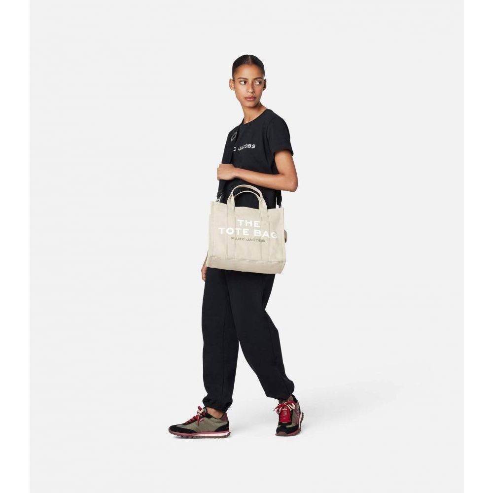 Marc Jacobs The Medium Canvas Tote Beige Bag - HEMEN TESLİMDE
